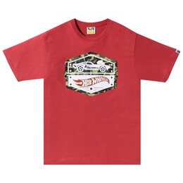 A BATHING APE: Красная футболка 