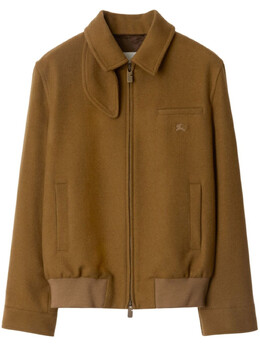 Burberry: Коричневая куртка  Harrington
