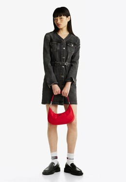 Tommy Jeans: Тёмное платье 