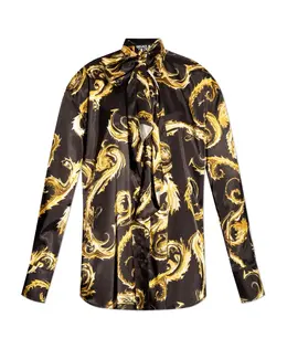Versace Jeans Couture: Многоцветная рубашка 