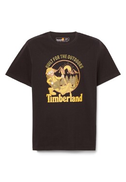 Timberland: Чёрная футболка 
