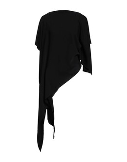 MM6 Maison Margiela: Чёрный топ 