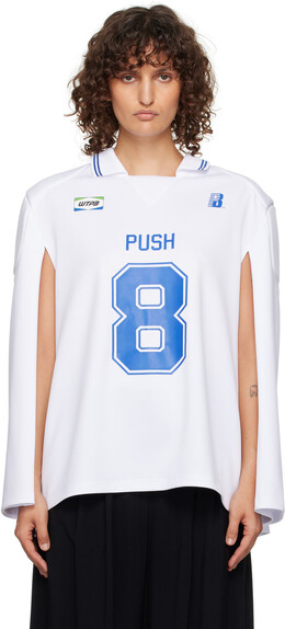 Pushbutton: Белое поло 