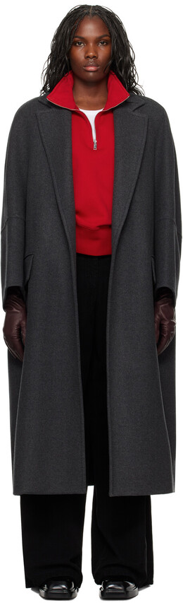 Max Mara: Серое пальто 