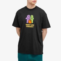 Carhartt WIP: Чёрная футболка 