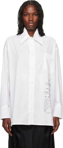 MM6 Maison Margiela: Белая рубашка 