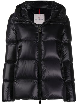 Moncler: Пуховик с капюшоном 