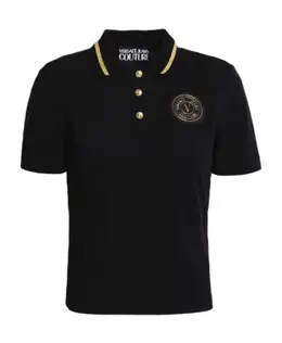 Versace Jeans Couture: Чёрная футболка 
