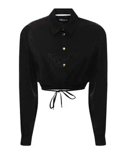 Just Cavalli: Чёрная рубашка 