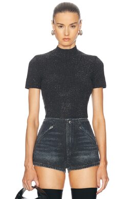 Alexander Wang: Футболка с воротником 