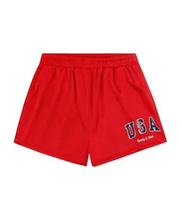 Sporty & Rich: Шорты в сетку 