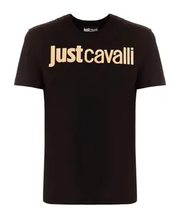 Just Cavalli: Чёрная футболка 