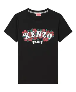 Kenzo: Чёрная футболка 