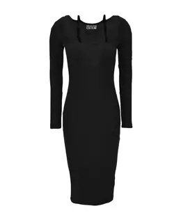 Versace Jeans Couture: Чёрное платье 