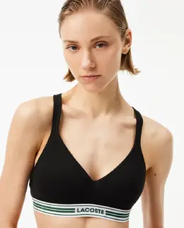 Lacoste: Чёрный бюстгальтер 