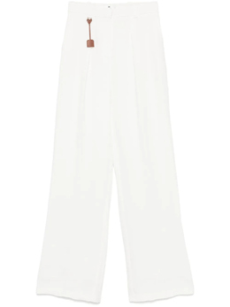 Elisabetta Franchi: Белые брюки 