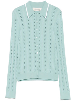 Blumarine: Синий кардиган 