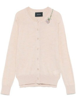 Simone Rocha: Розовый кардиган 