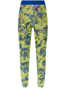 Versace Jeans Couture: Легинсы с принтом 