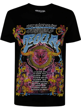 Versace Jeans Couture: Чёрная футболка 