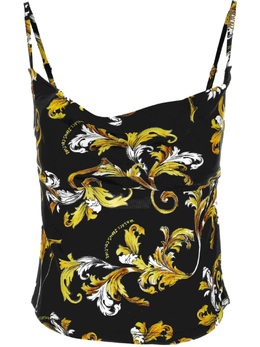 Versace Jeans Couture: Топ с принтом 