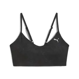 PUMA: Чёрный бюстгальтер  Studio