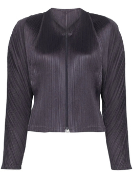 Pleats Please Issey Miyake: Синяя куртка 
