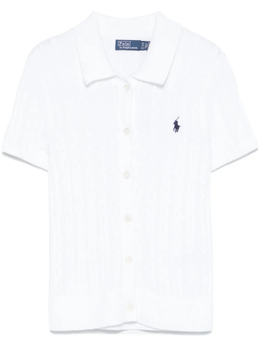 Polo Ralph Lauren: Белый кардиган 