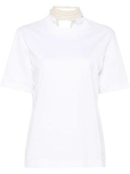 Carven: Белая футболка 