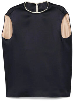 Carven: Синий топ 