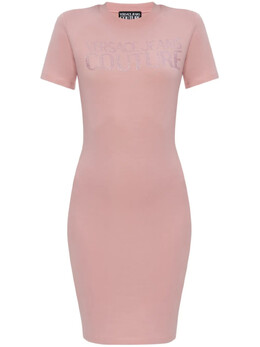 Versace Jeans Couture: Розовое платье 