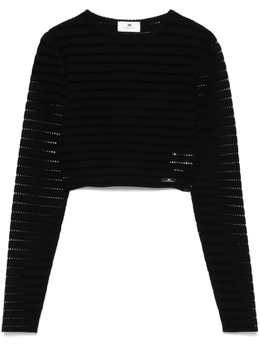 Elisabetta Franchi: Чёрный топ 