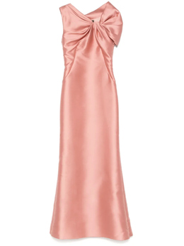 Alberta Ferretti: Атласное платье 