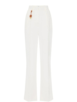 Elisabetta Franchi: Белые брюки 