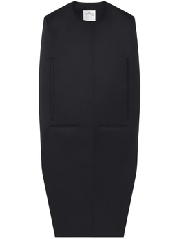 Courreges: Чёрное пальто 