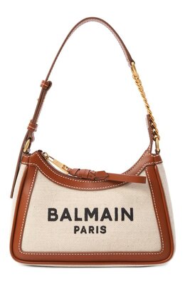 Balmain: Бежевая сумка  B-Army