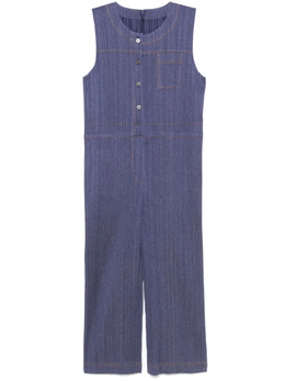 Pleats Please Issey Miyake: Джинсовый комбинезон 
