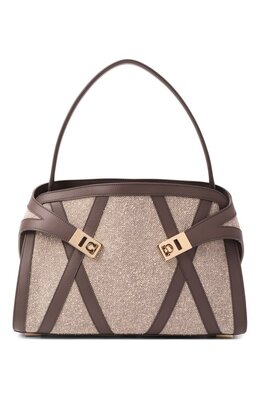 Ferragamo: Бежевая сумка 