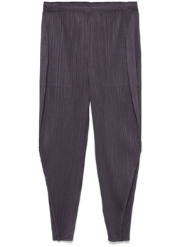 Pleats Please Issey Miyake: Синие брюки 