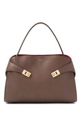 Ferragamo: Коричневая сумка 