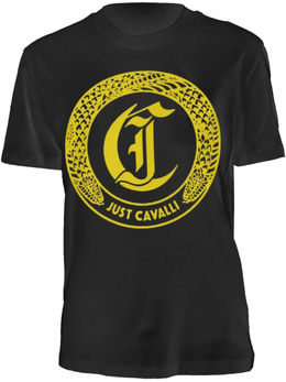 Just Cavalli: Чёрная футболка 