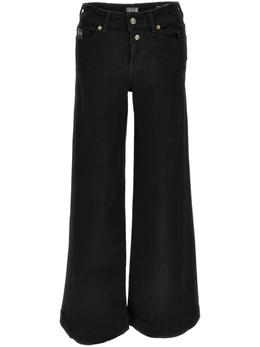 Versace Jeans Couture: Чёрные джинсы 