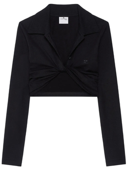 Courreges: Чёрный топ 