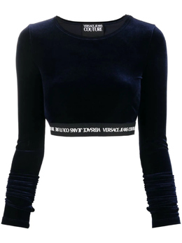 Versace Jeans Couture: Короткий топ 