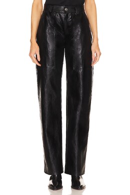 Isabel Marant Étoile: Чёрные брюки 