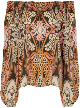 Temperley London: Блуза с открытыми плечами 