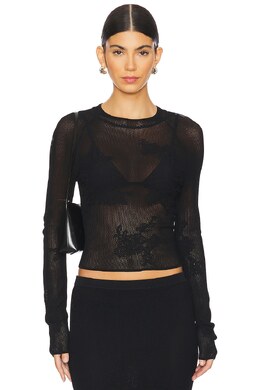 Fleur du Mal: Кружевное топ 