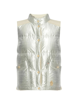 Moncler Grenoble: Серый жилет 