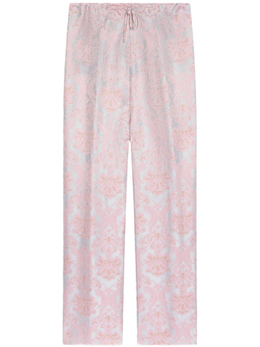 Dries Van Noten: Жаккардовые брюки 