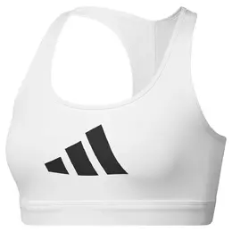 Adidas: Белый бюстгальтер 